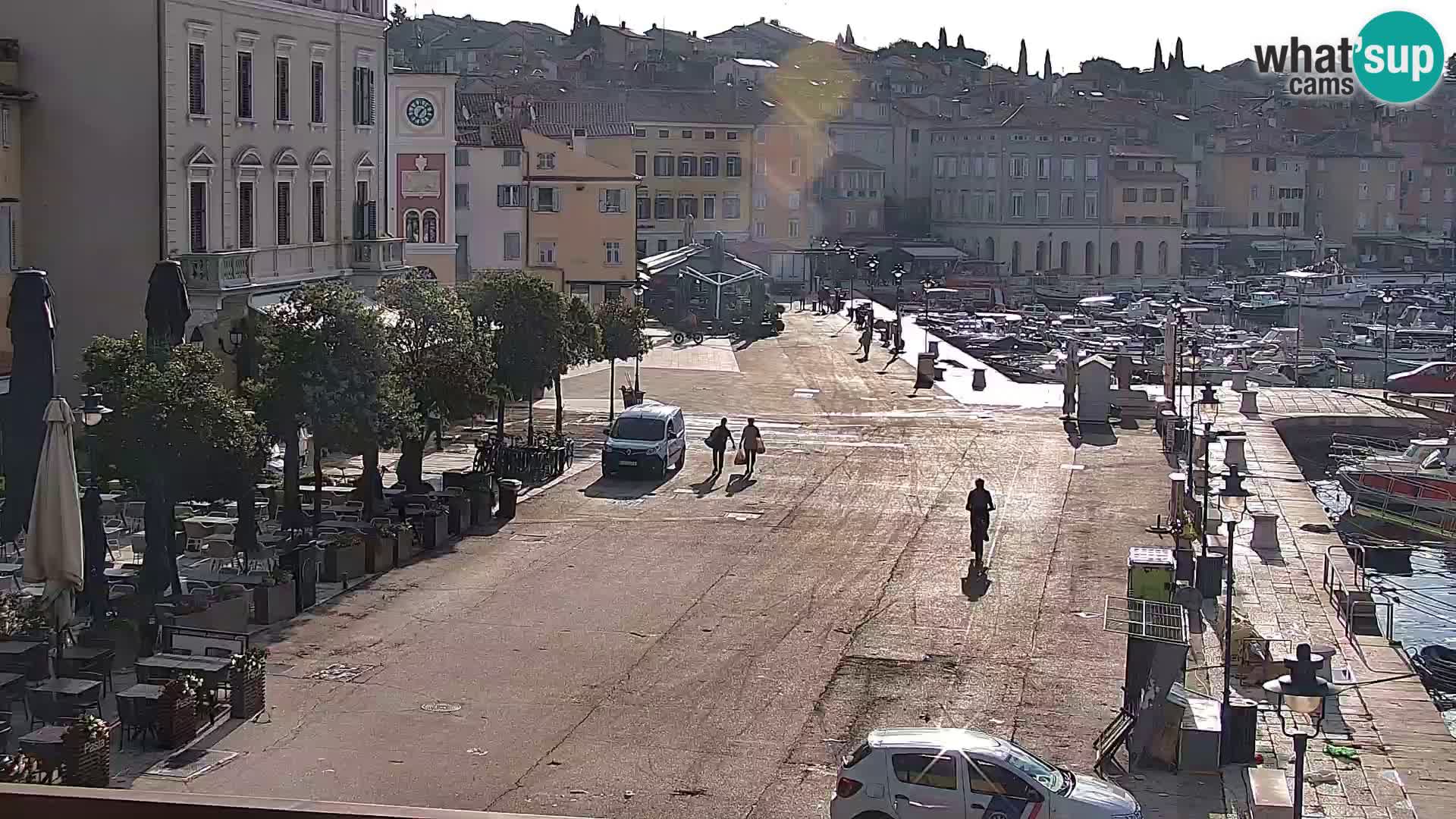 Rovinj webcam promenade and marina – Istria – Croatia