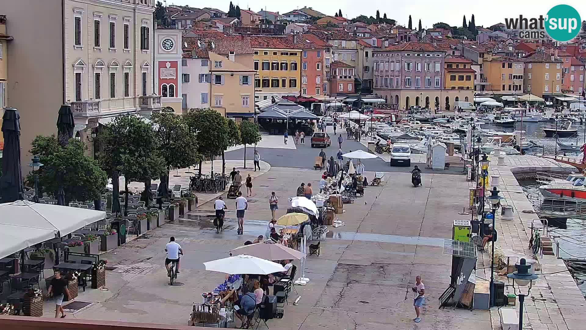 Rovinj webcam promenade and marina – Istria – Croatia