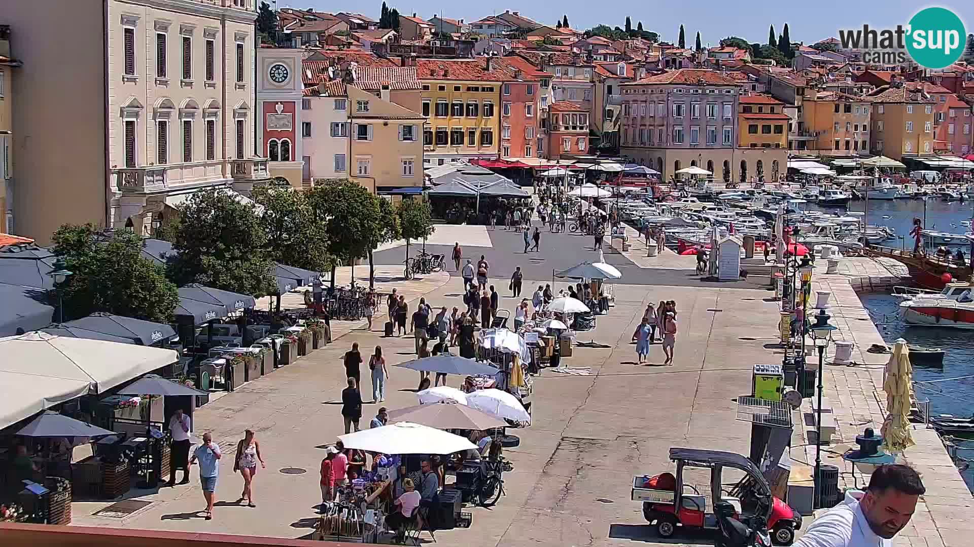 Promenade e marina a Rovinj