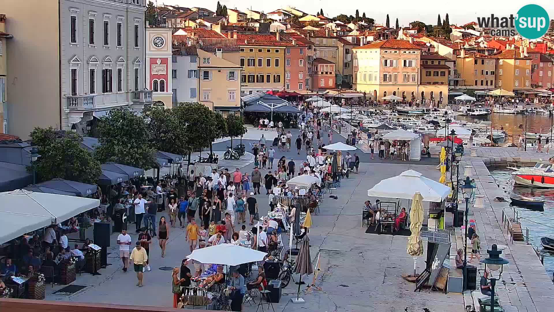 Promenade e marina a Rovinj