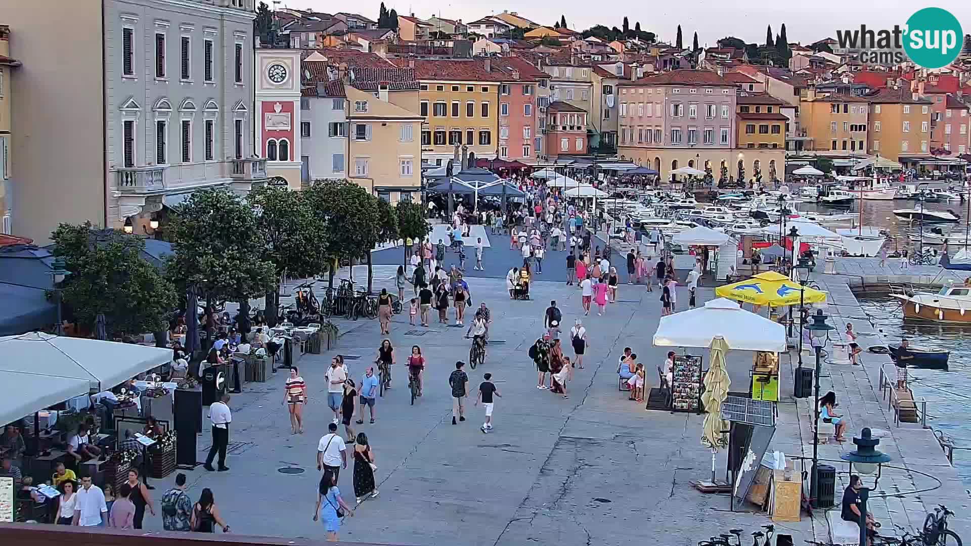 Spletna kamera Rovinj promenada in marina | Rovinj Vreme