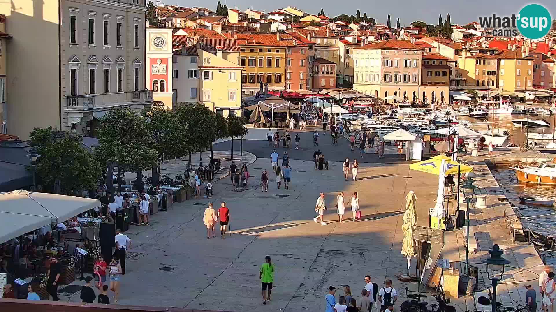 Promenade e marina a Rovinj