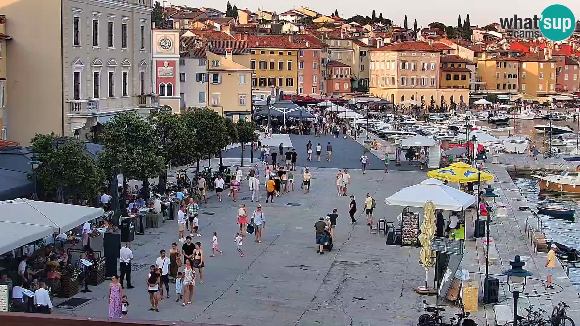 Spletna kamera Rovinj promenada in marina | Rovinj Vreme
