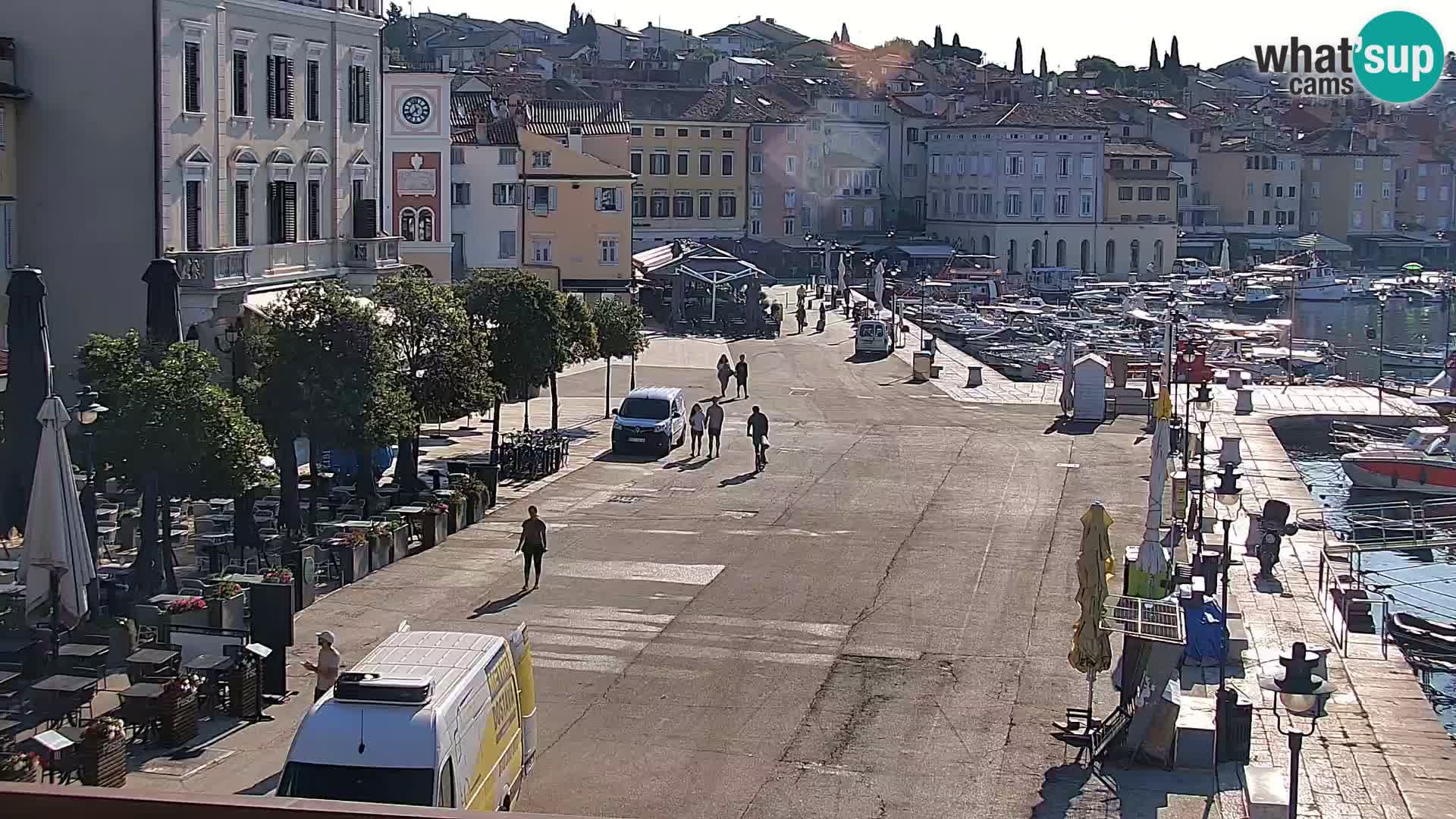 Rovinj webcam promenade and marina – Istria – Croatia