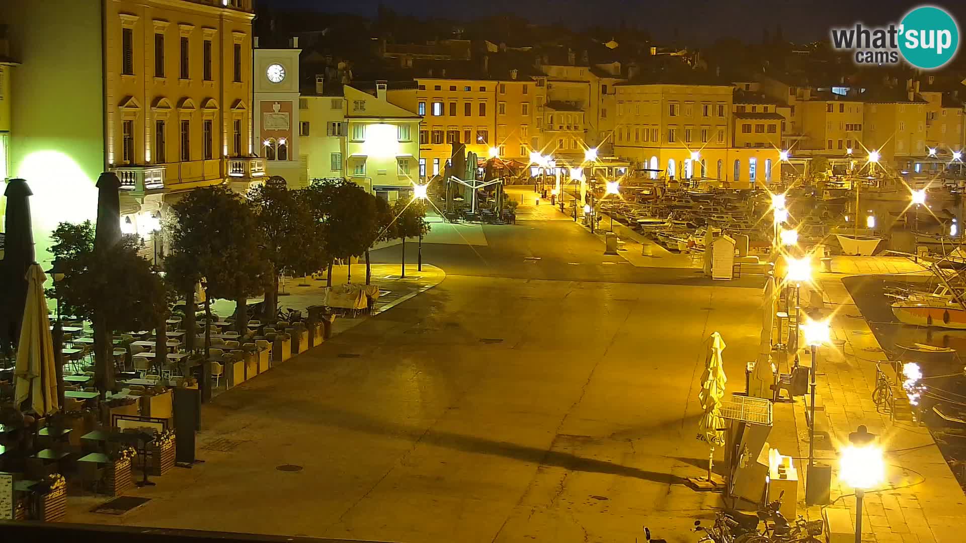 Rovinj webcam promenade and marina – Istria – Croatia