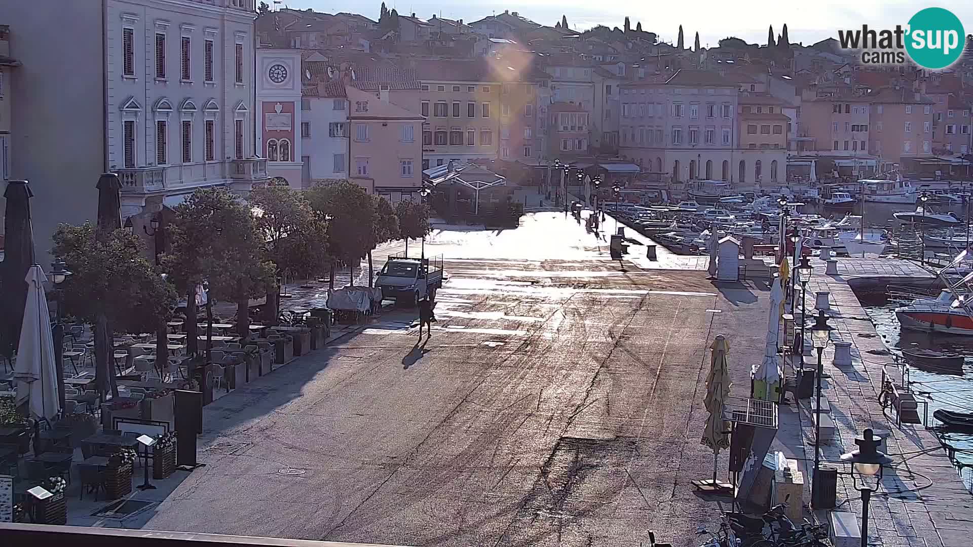 Promenade e marina a Rovinj