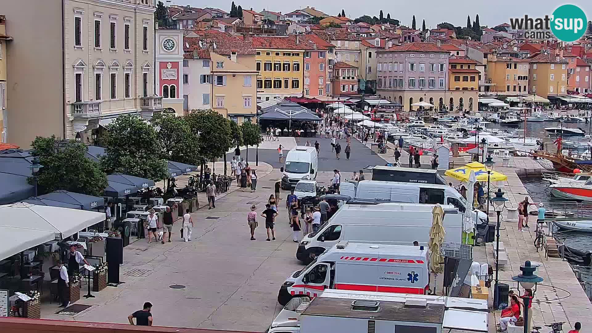 Webcam Rovinj Promenade – Istrien – Kroatien