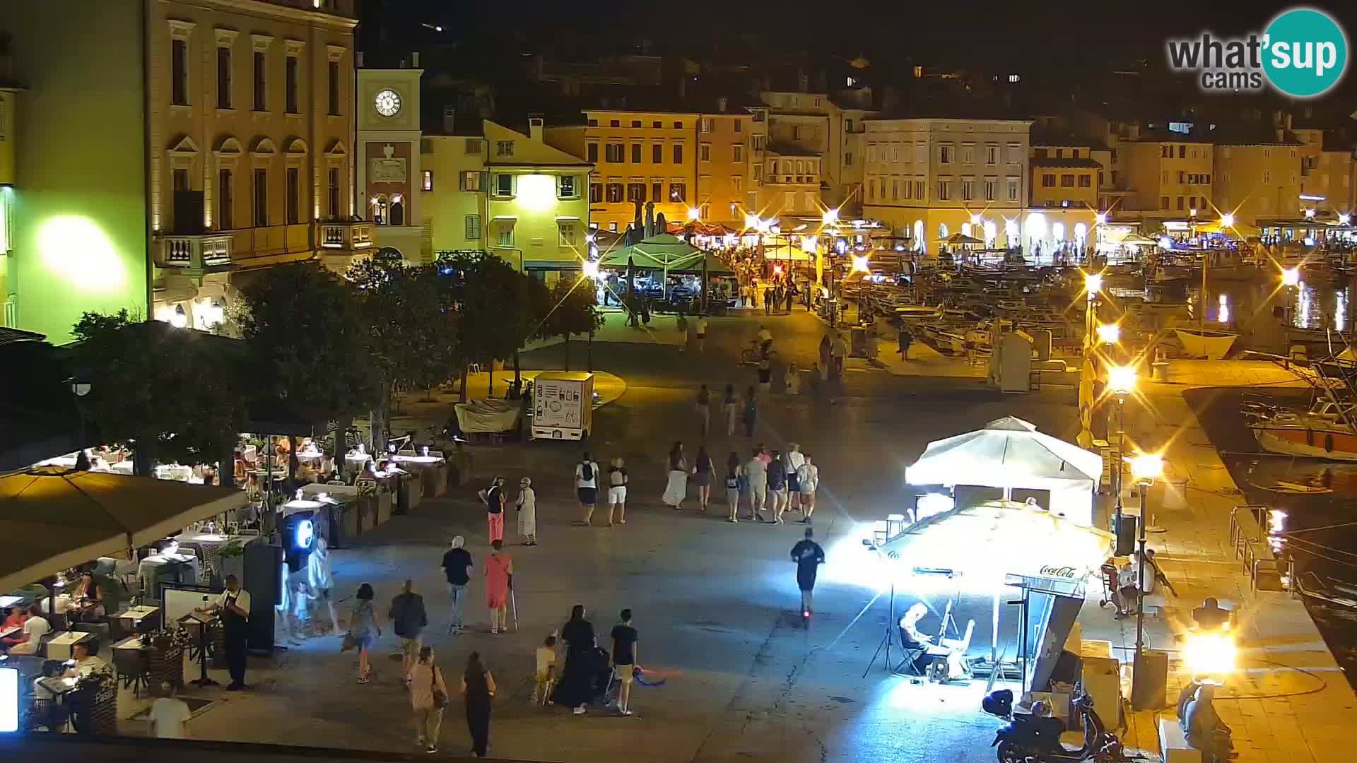 Rovinj webcam promenade and marina – Istria – Croatia