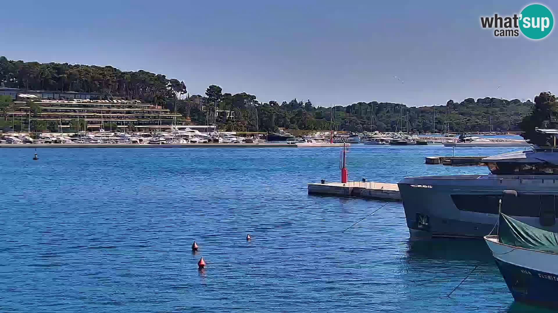 Promenade e marina a Rovinj