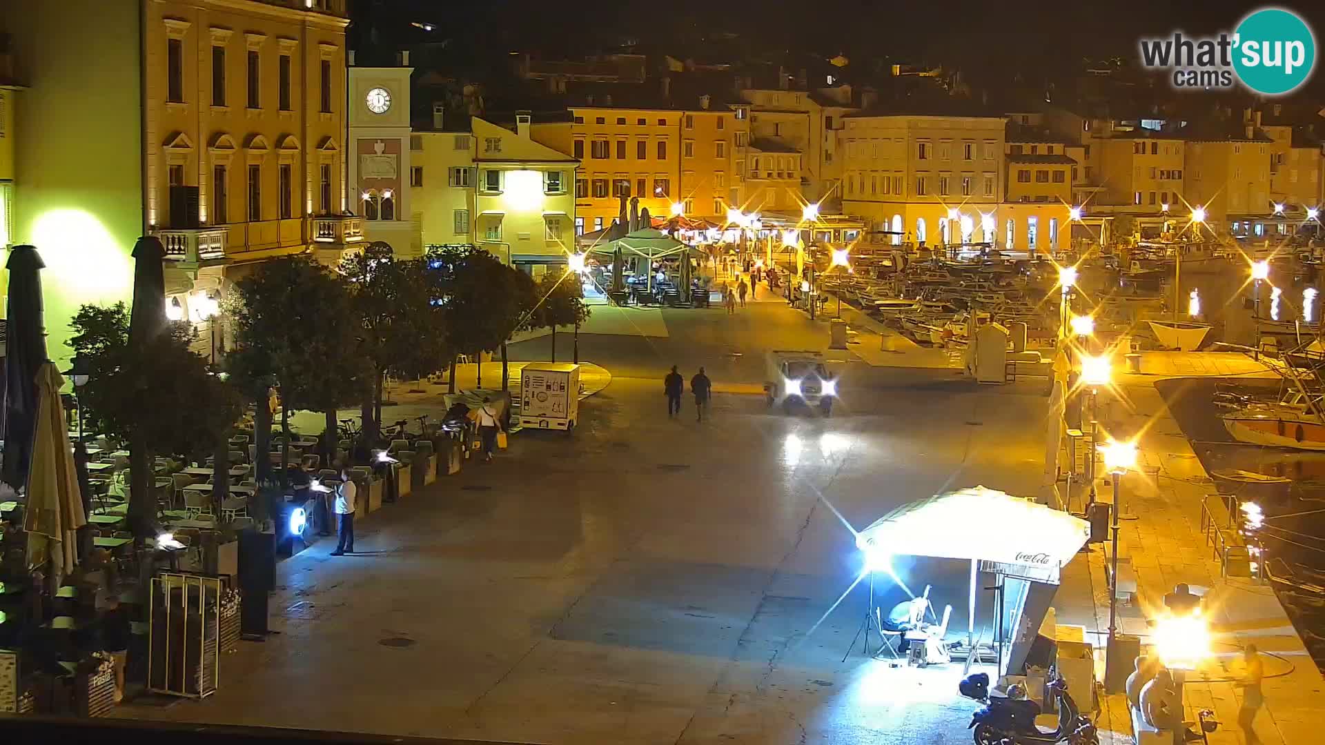 Promenade e marina a Rovinj
