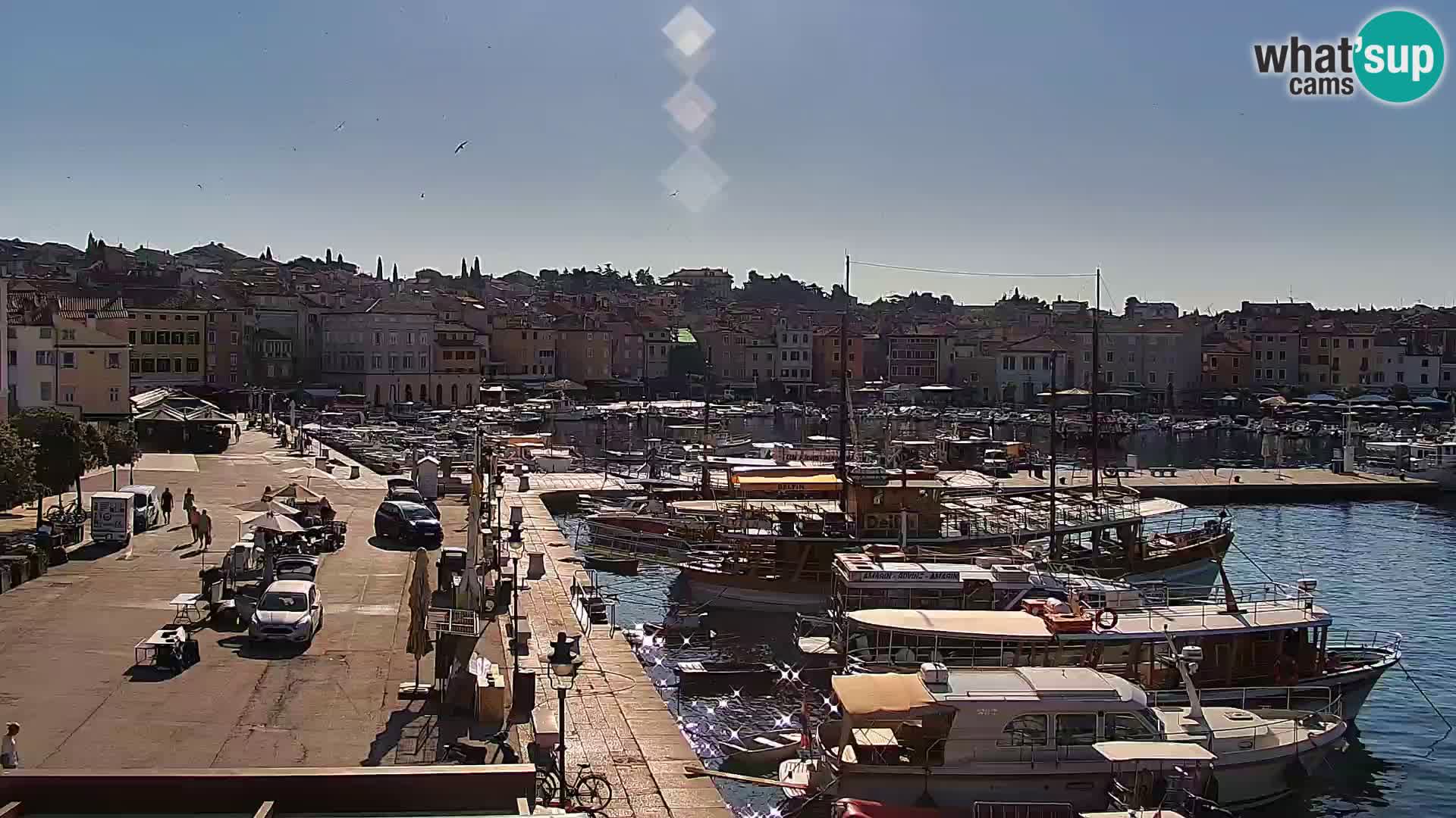 Promenade e marina a Rovinj