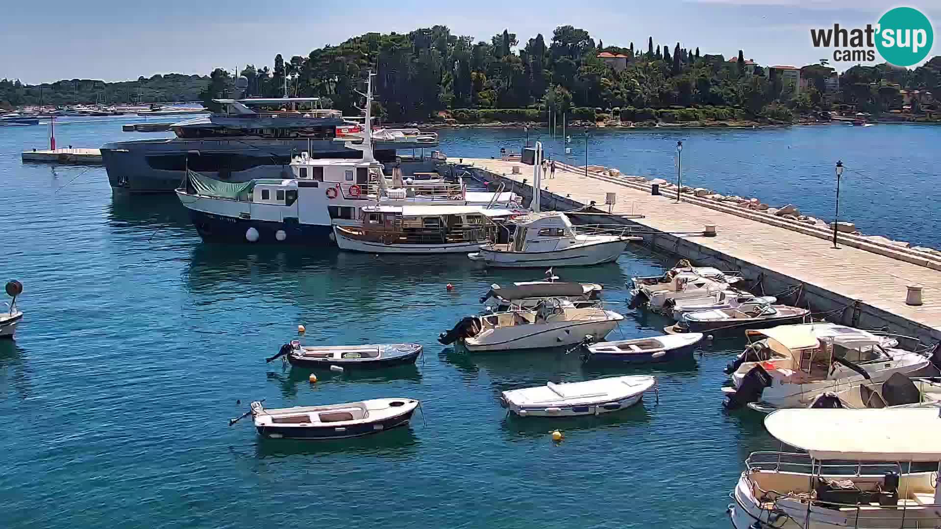 Promenade e marina a Rovinj