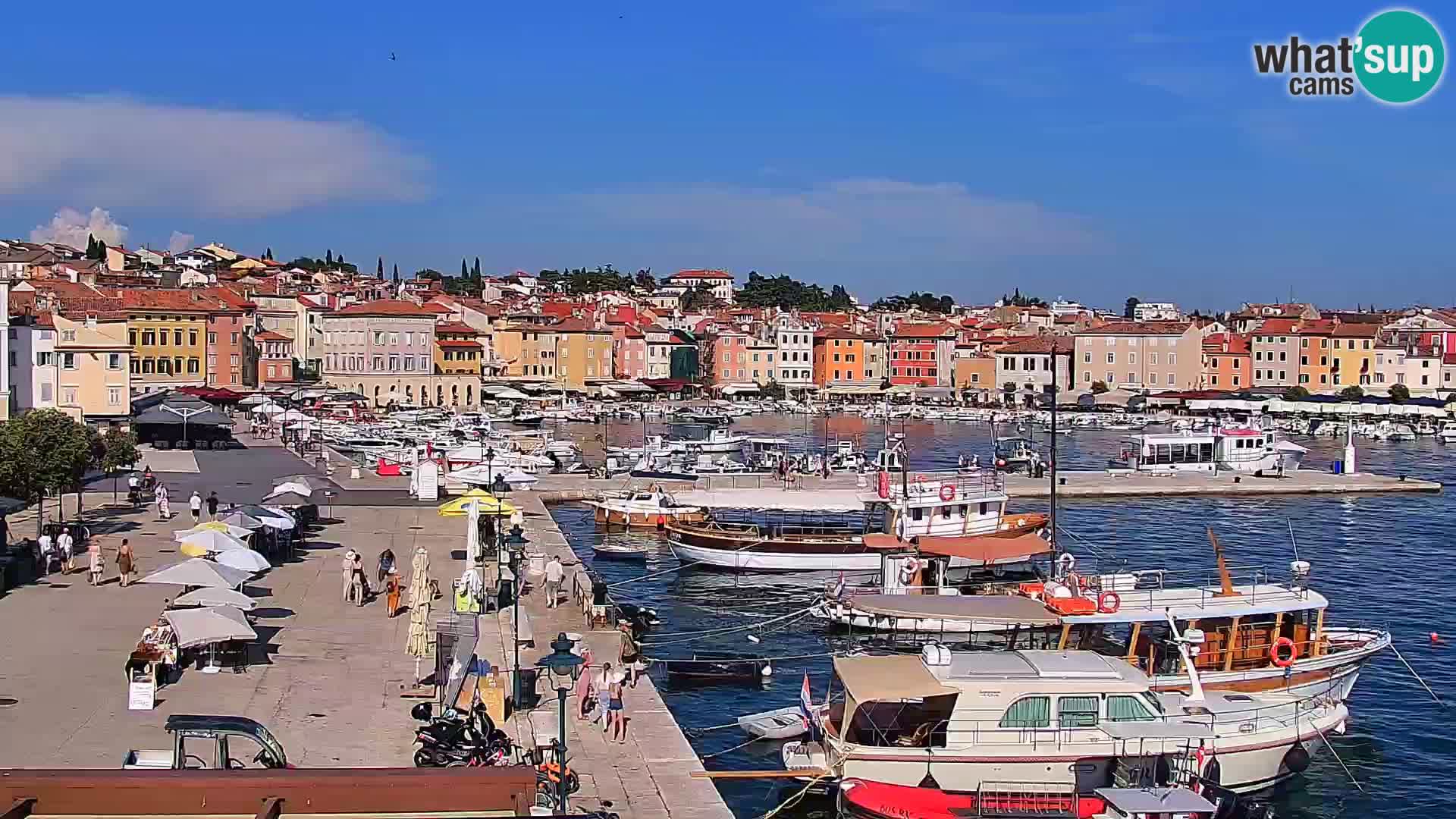 Webcam Rovinj Promenade – Istrien – Kroatien