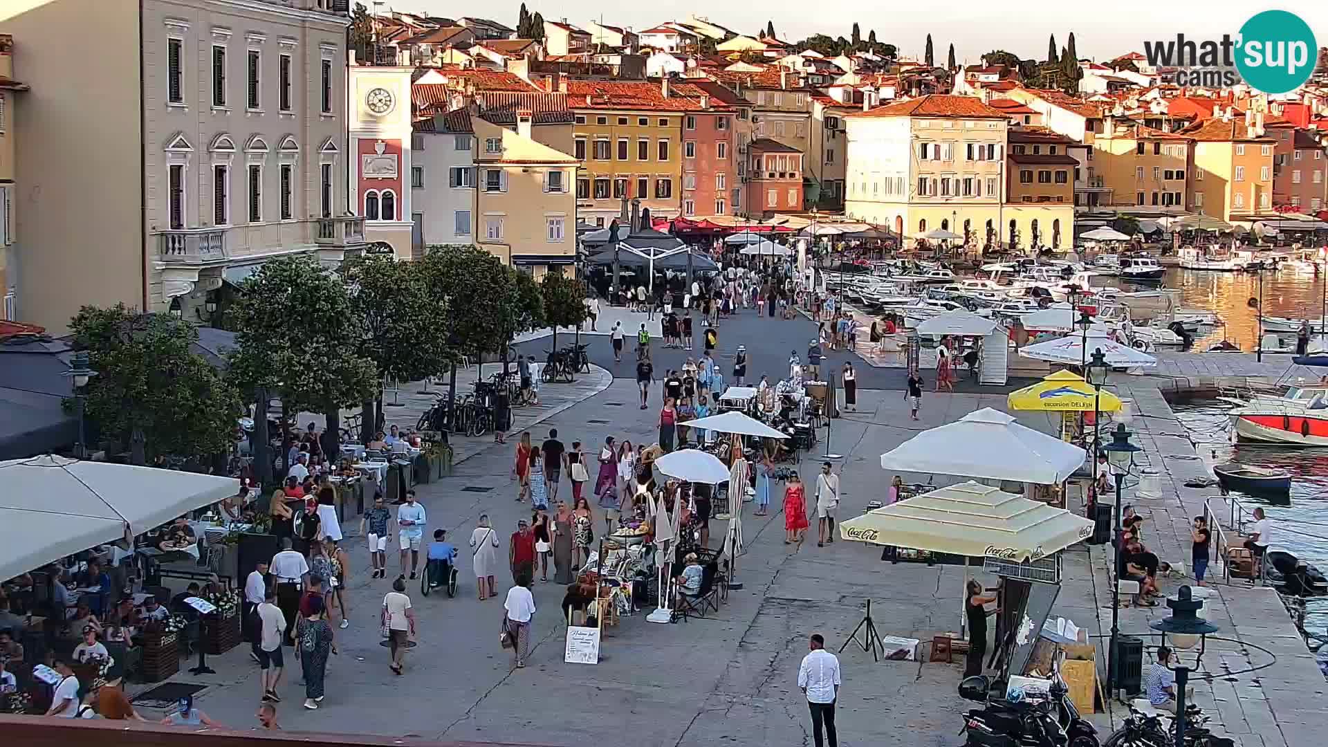 Webcam Rovigno marina | Lungomare | Rovinj Croazia