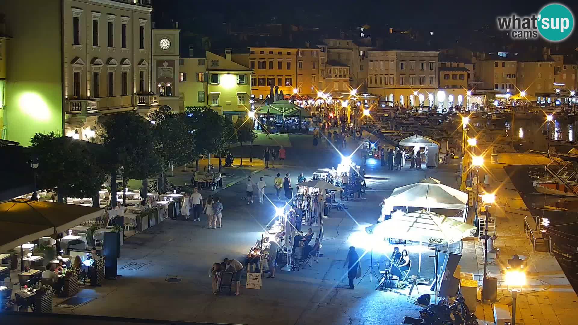 Promenade e marina a Rovinj