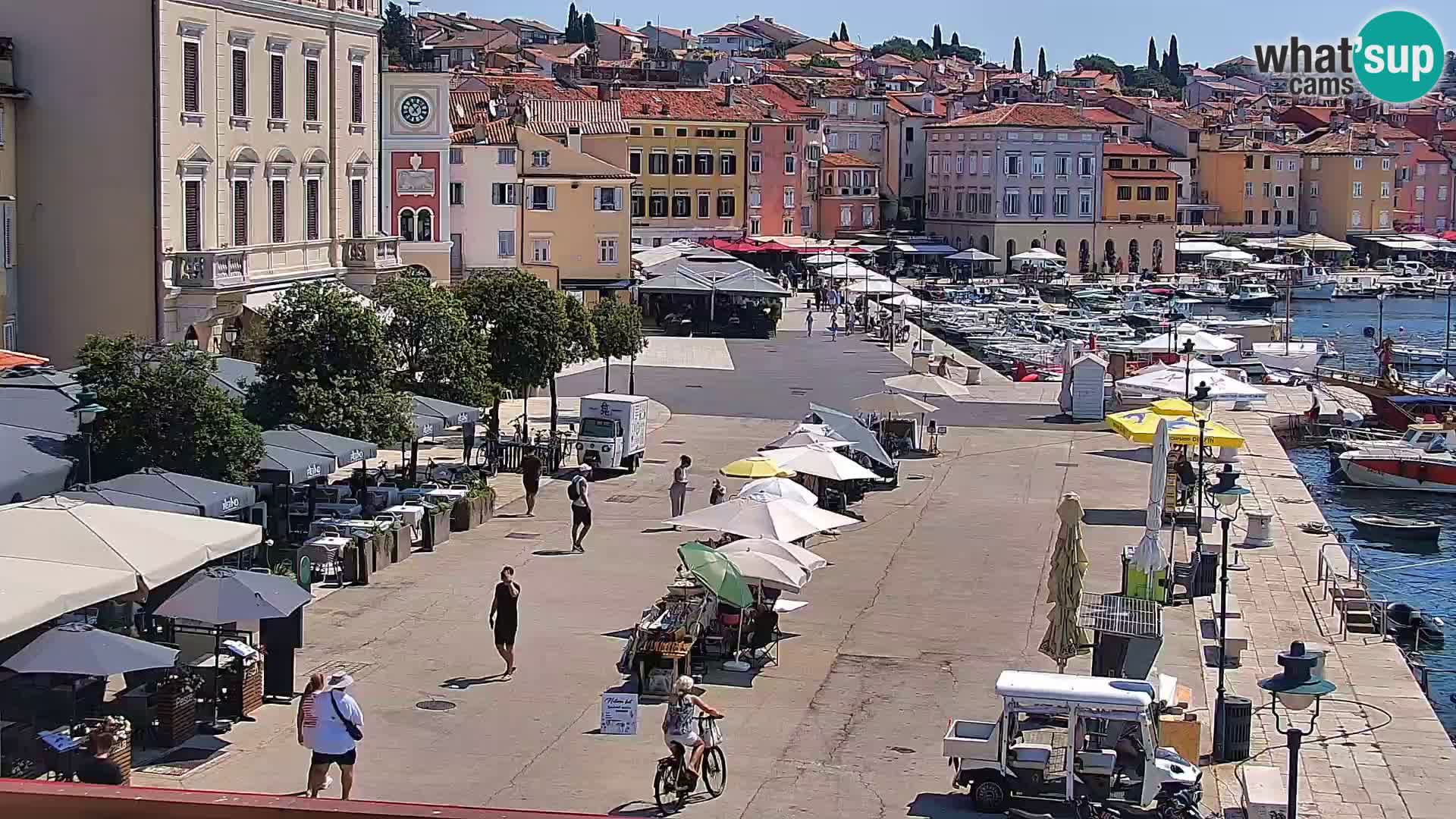 Rovinj webcam promenade and marina – Istria – Croatia