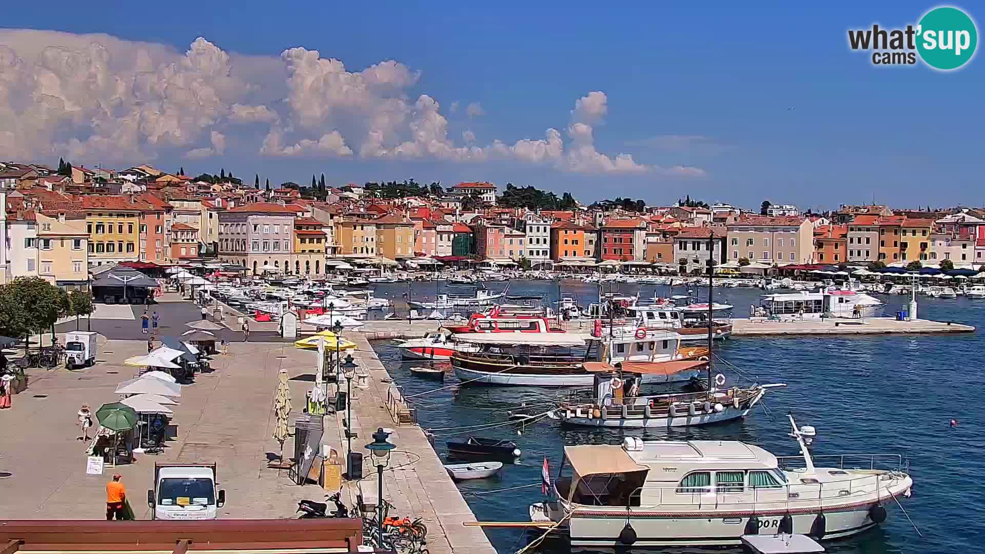 Webcam Rovigno marina | Lungomare | Rovinj Croazia