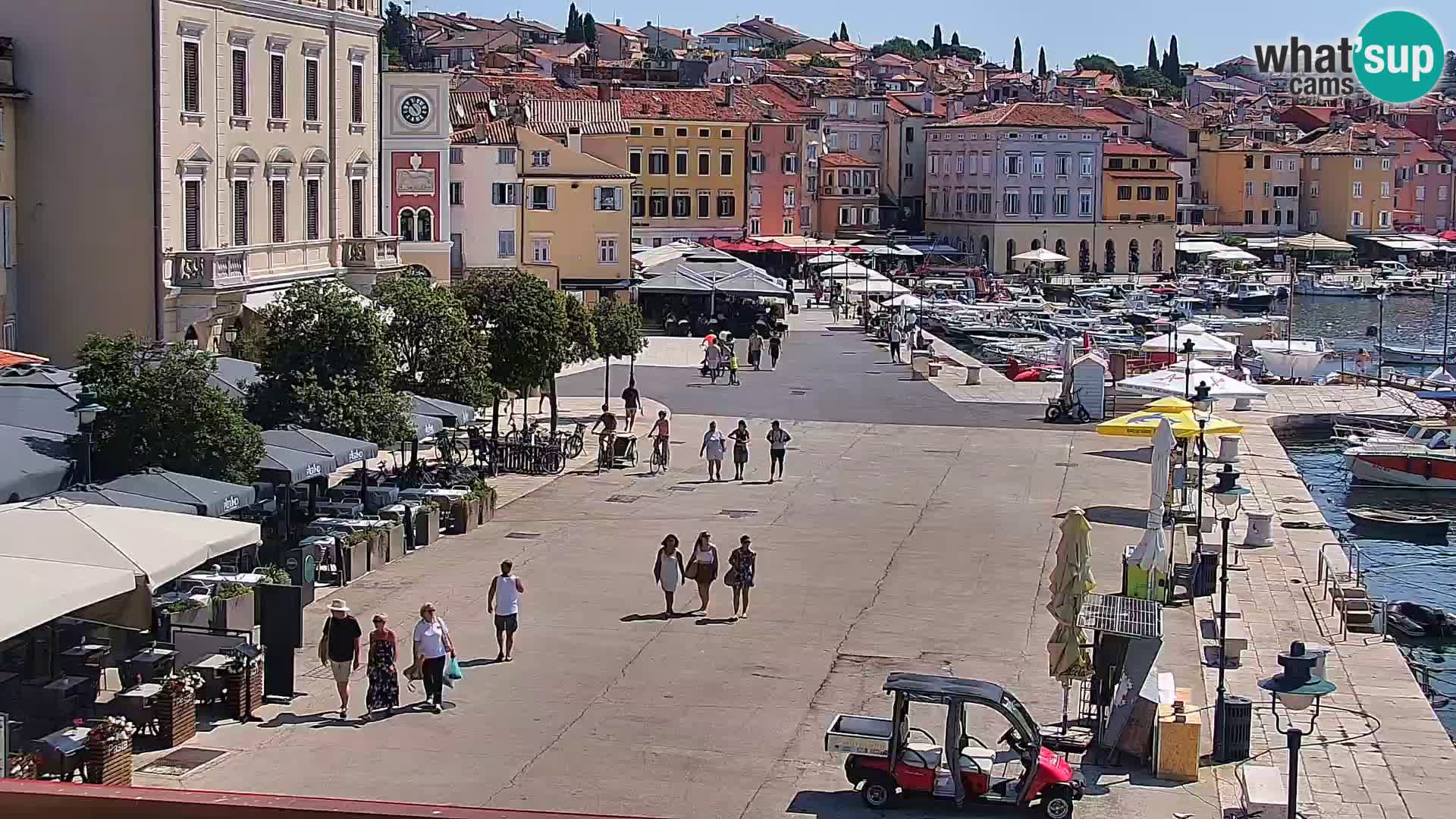 Rovinj webcam promenade and marina – Istria – Croatia