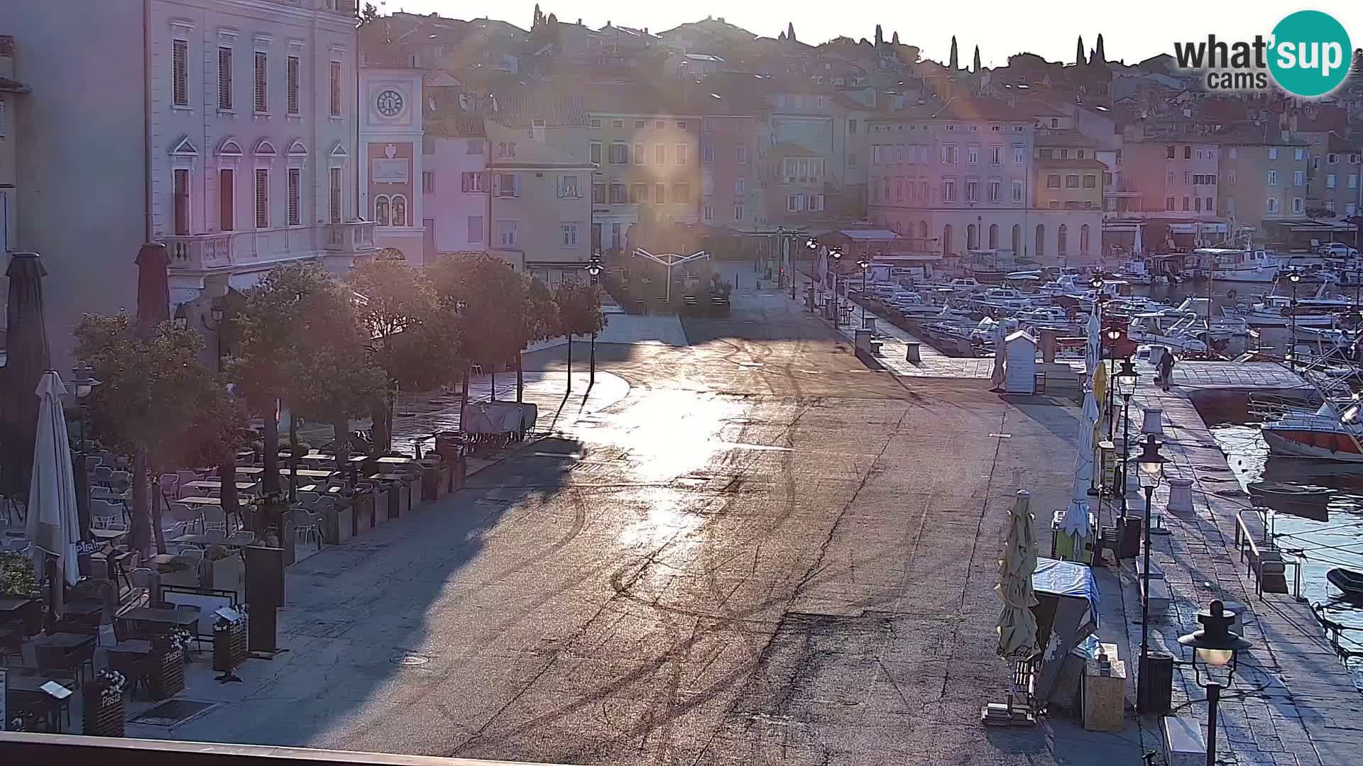 Promenade e marina a Rovinj