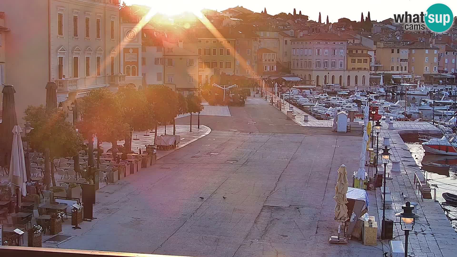 Webcam Rovigno marina | Lungomare | Rovinj Croazia