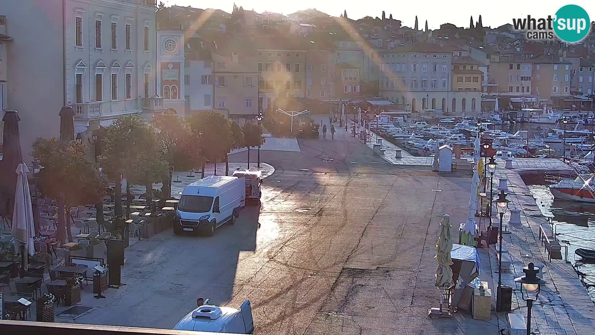 Promenade e marina a Rovinj
