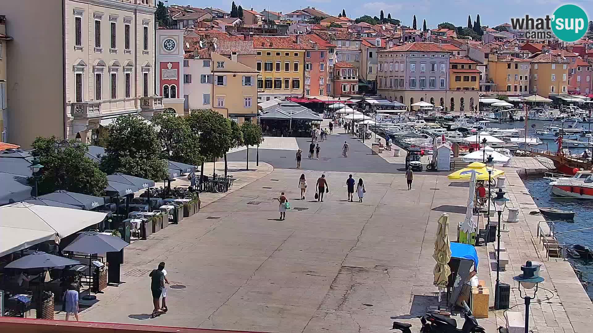Webcam Rovigno marina | Lungomare | Rovinj Croazia