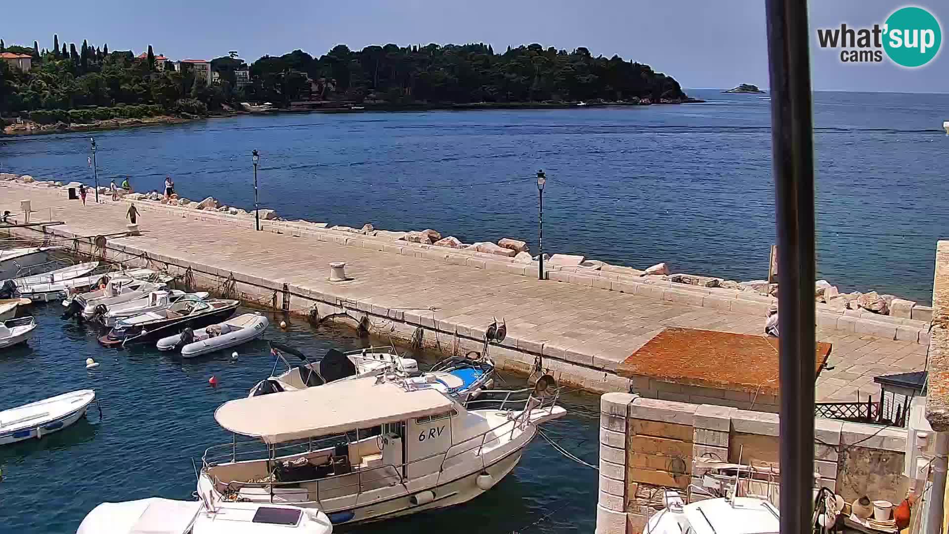 Spletna kamera Rovinj promenada in marina | Rovinj Vreme