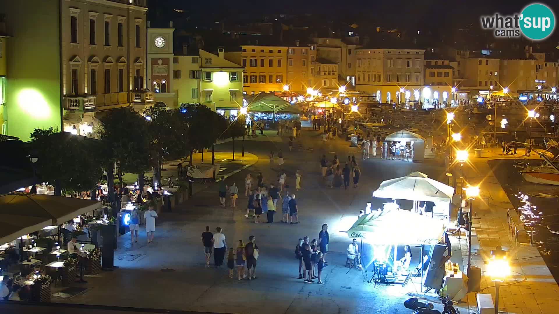 Rovinj webcam promenade and marina – Istria – Croatia