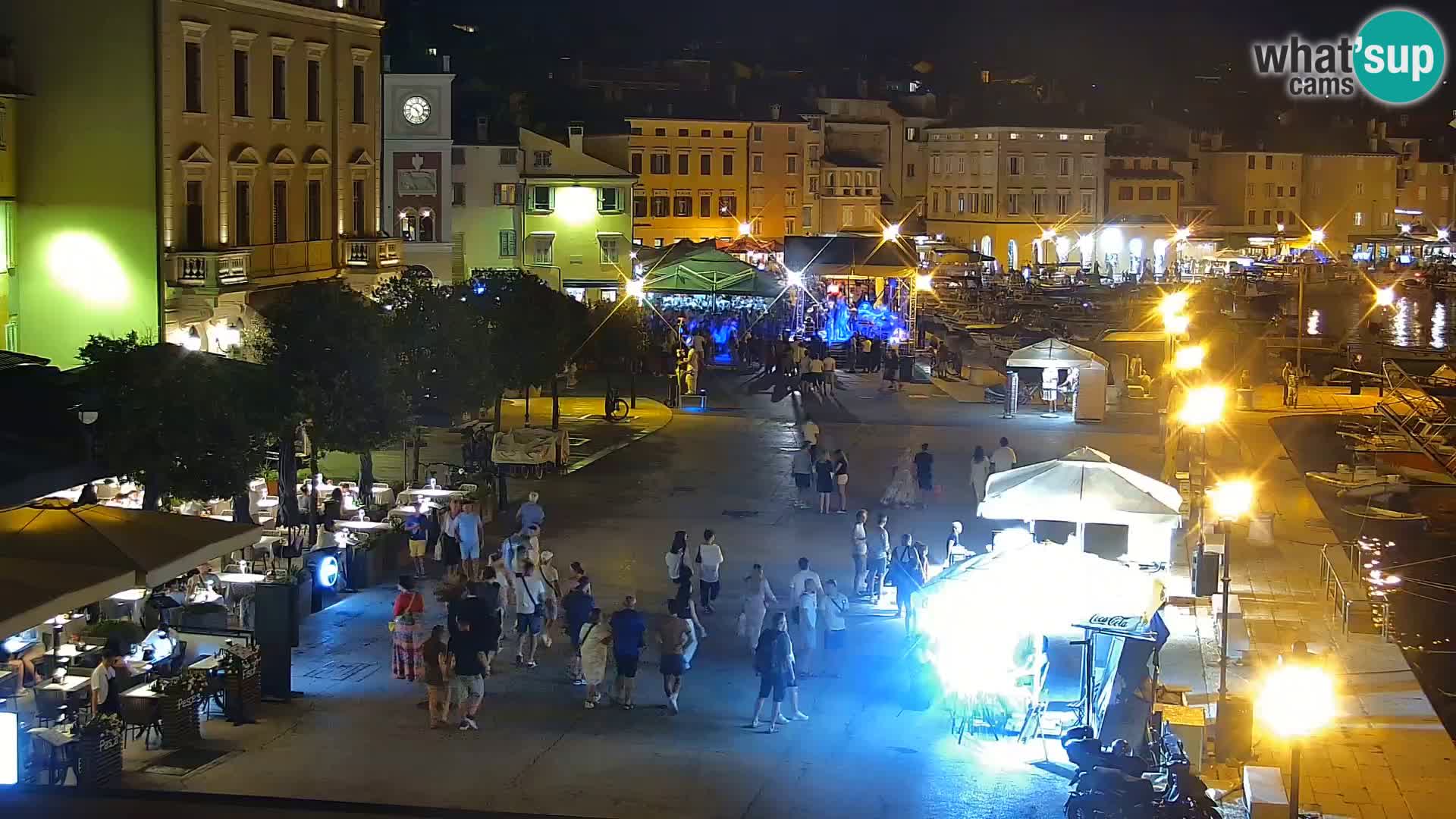 Rovinj webcam promenade and marina – Istria – Croatia