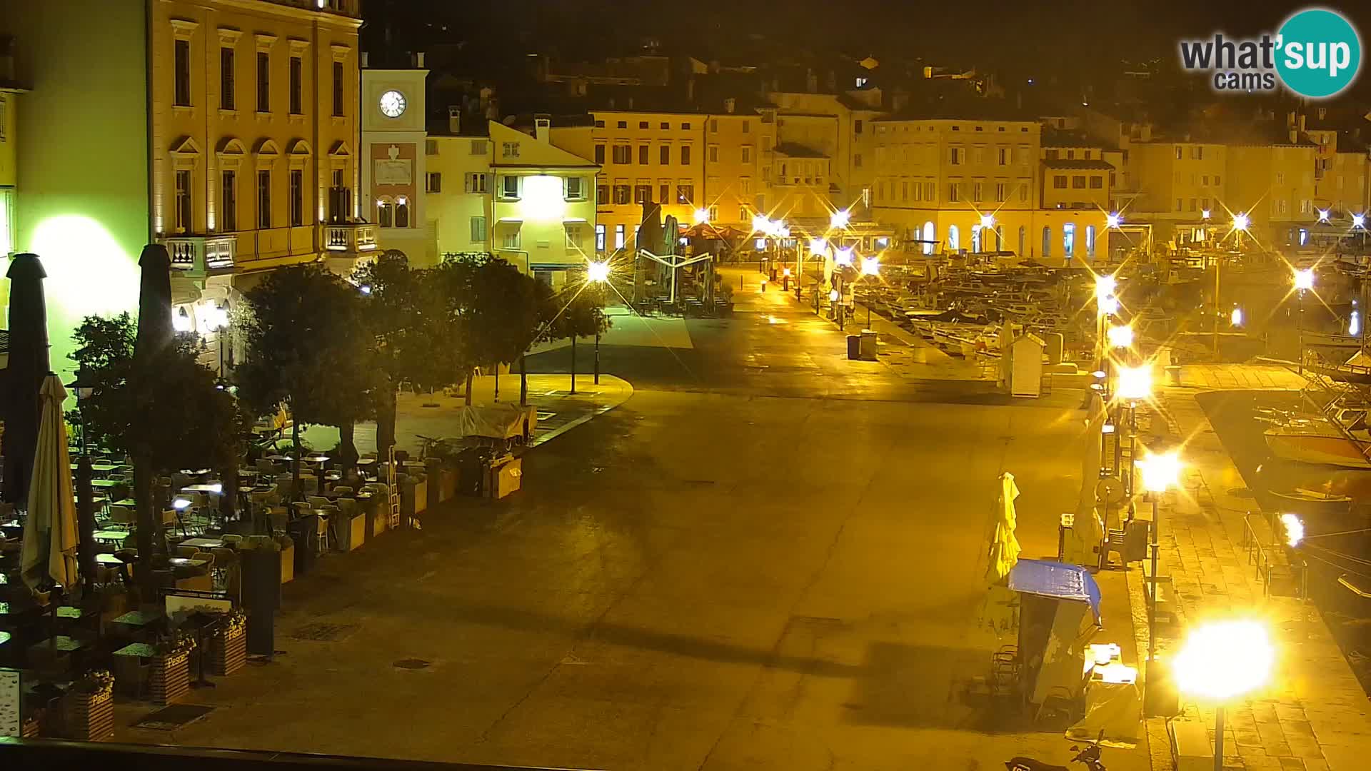 Rovinj webcam promenade and marina – Istria – Croatia