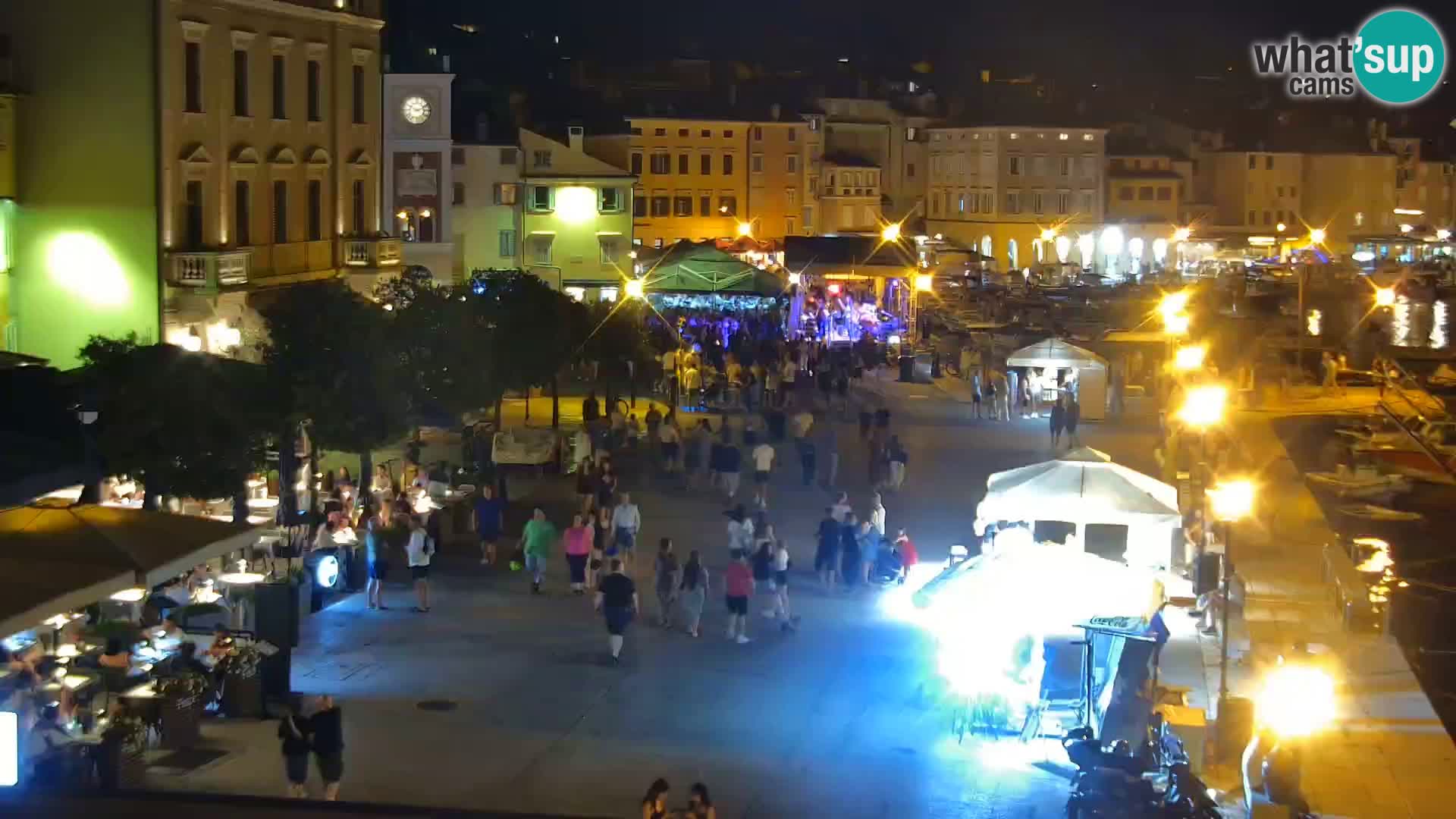 Rovinj webcam promenade and marina – Istria – Croatia