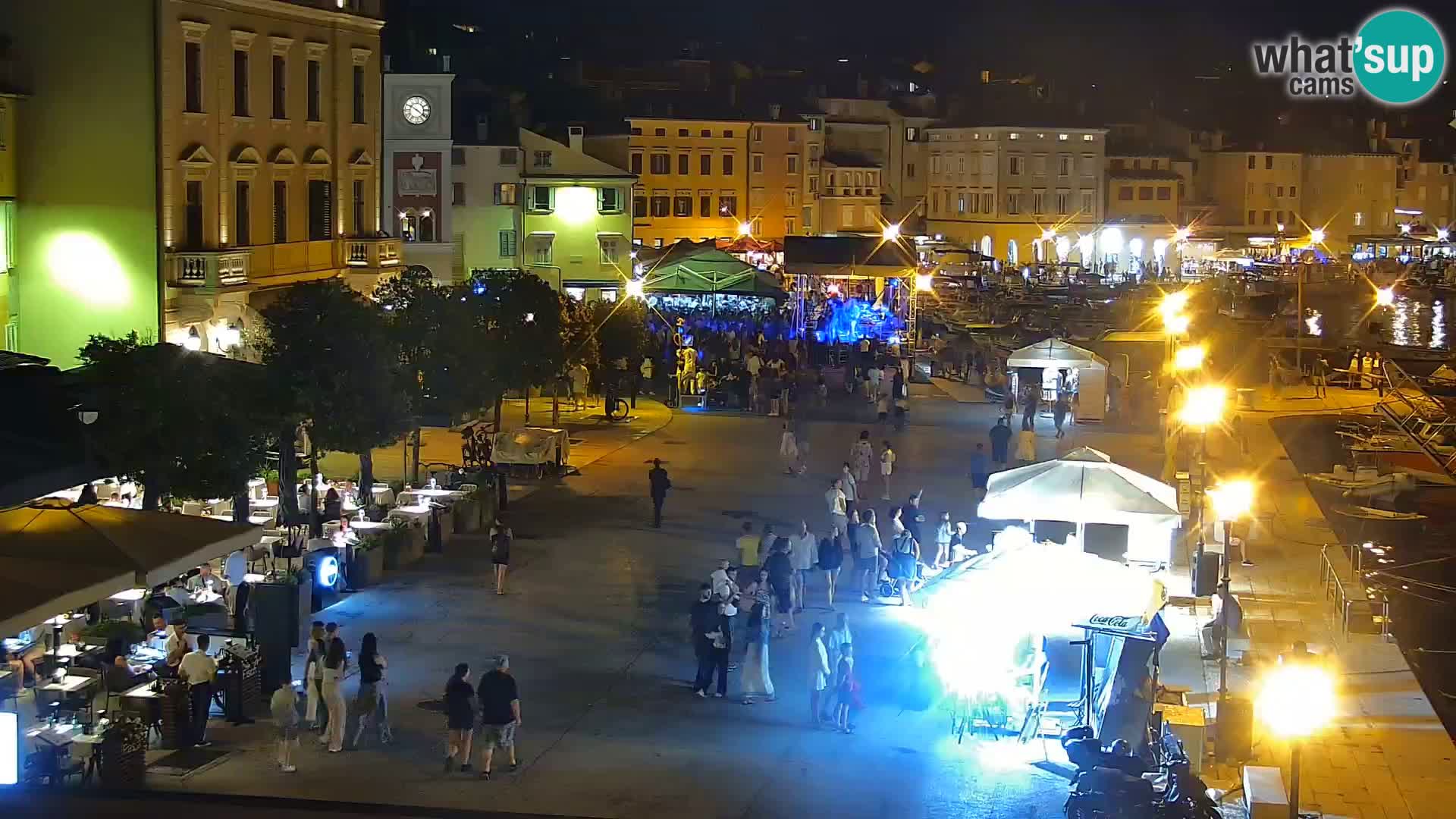 Webcam Rovigno marina | Lungomare | Rovinj Croazia