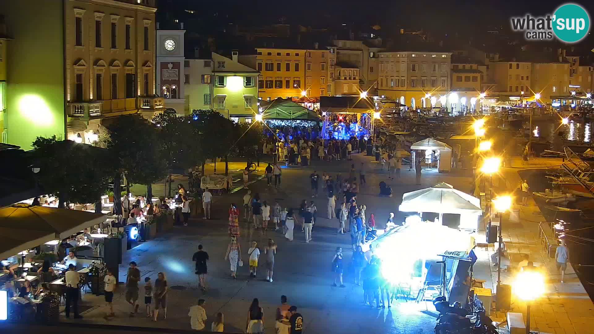 Rovinj webcam promenade and marina – Istria – Croatia
