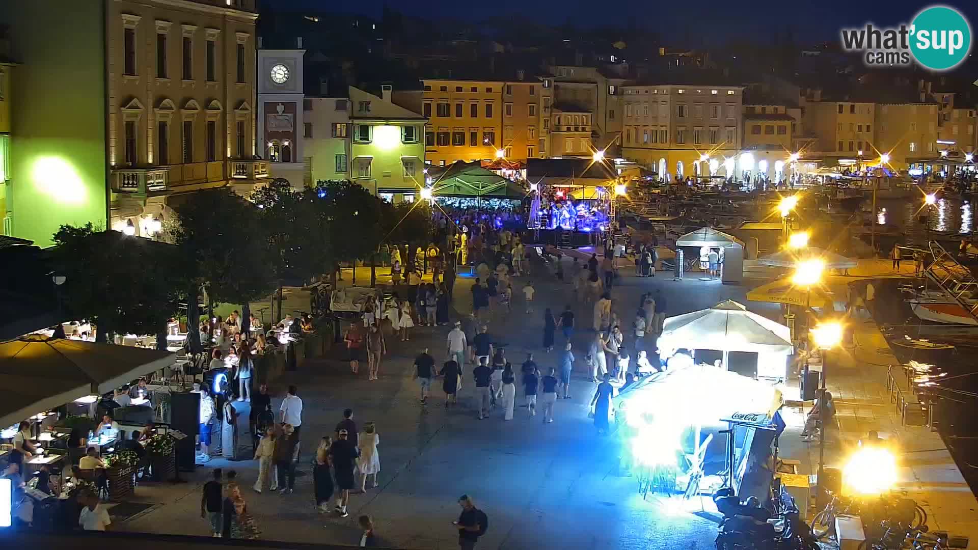 Spletna kamera Rovinj promenada in marina | Rovinj Vreme