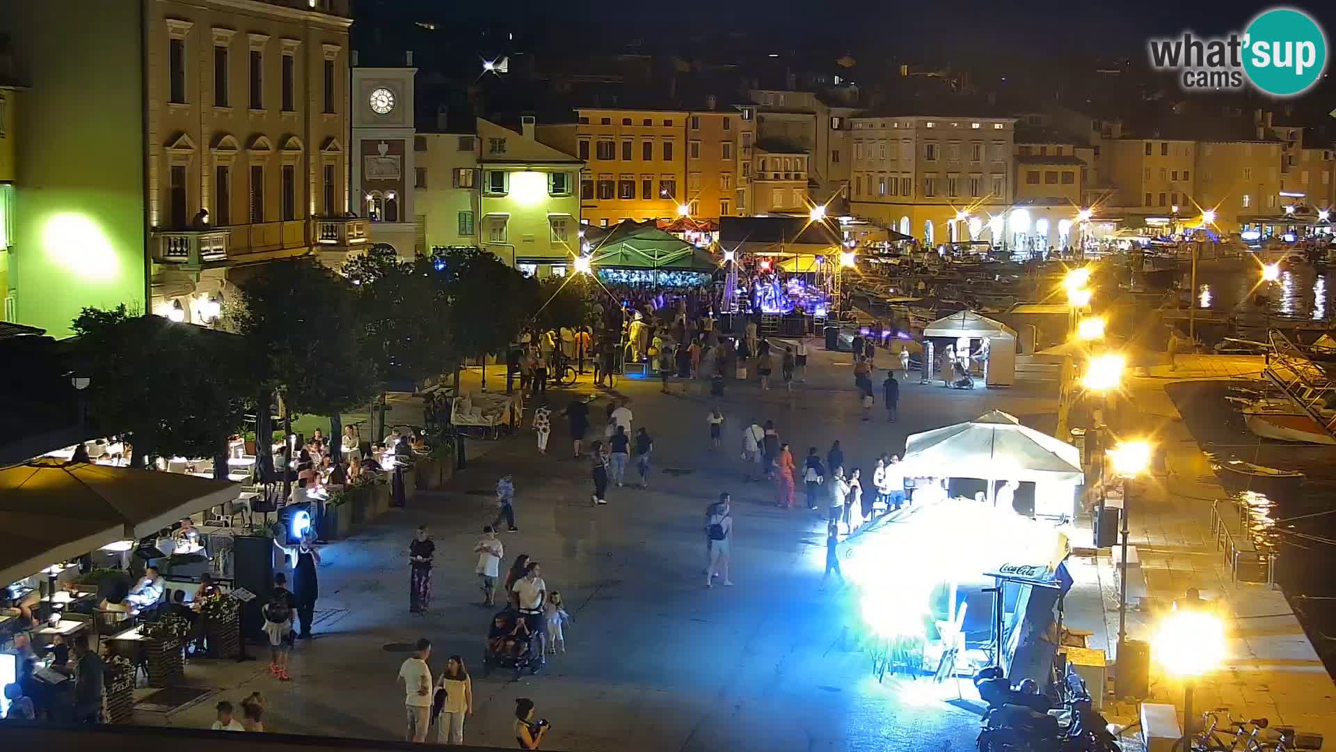 Webcam Rovigno marina | Lungomare | Rovinj Croazia