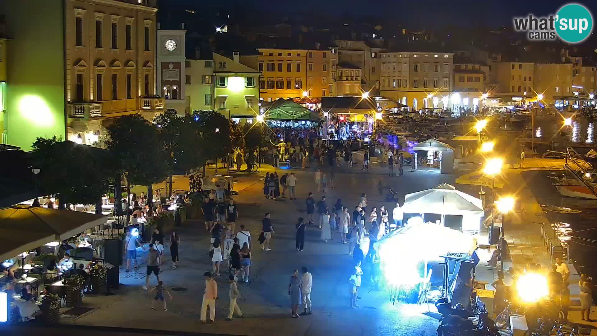 Promenade e marina en Rovinj
