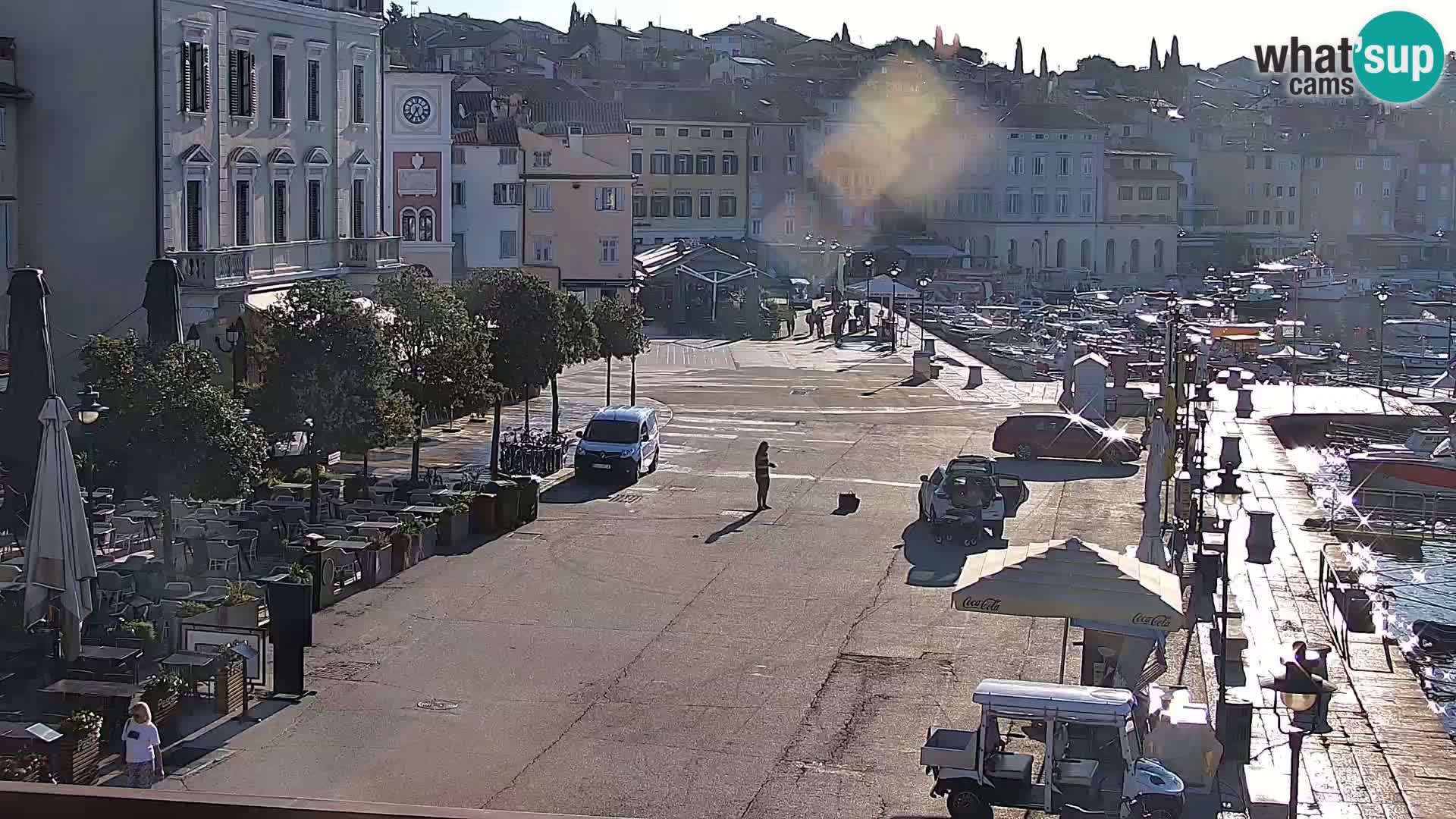 Webcam Rovigno marina | Lungomare | Rovinj Croazia