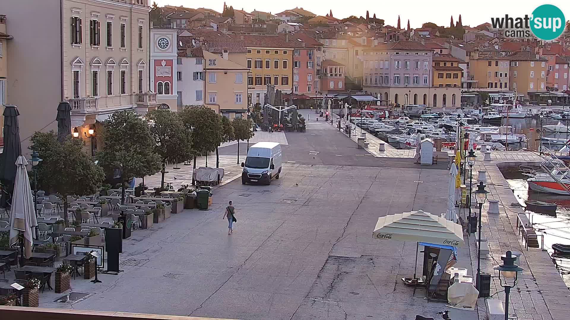 Promenade e marina a Rovinj