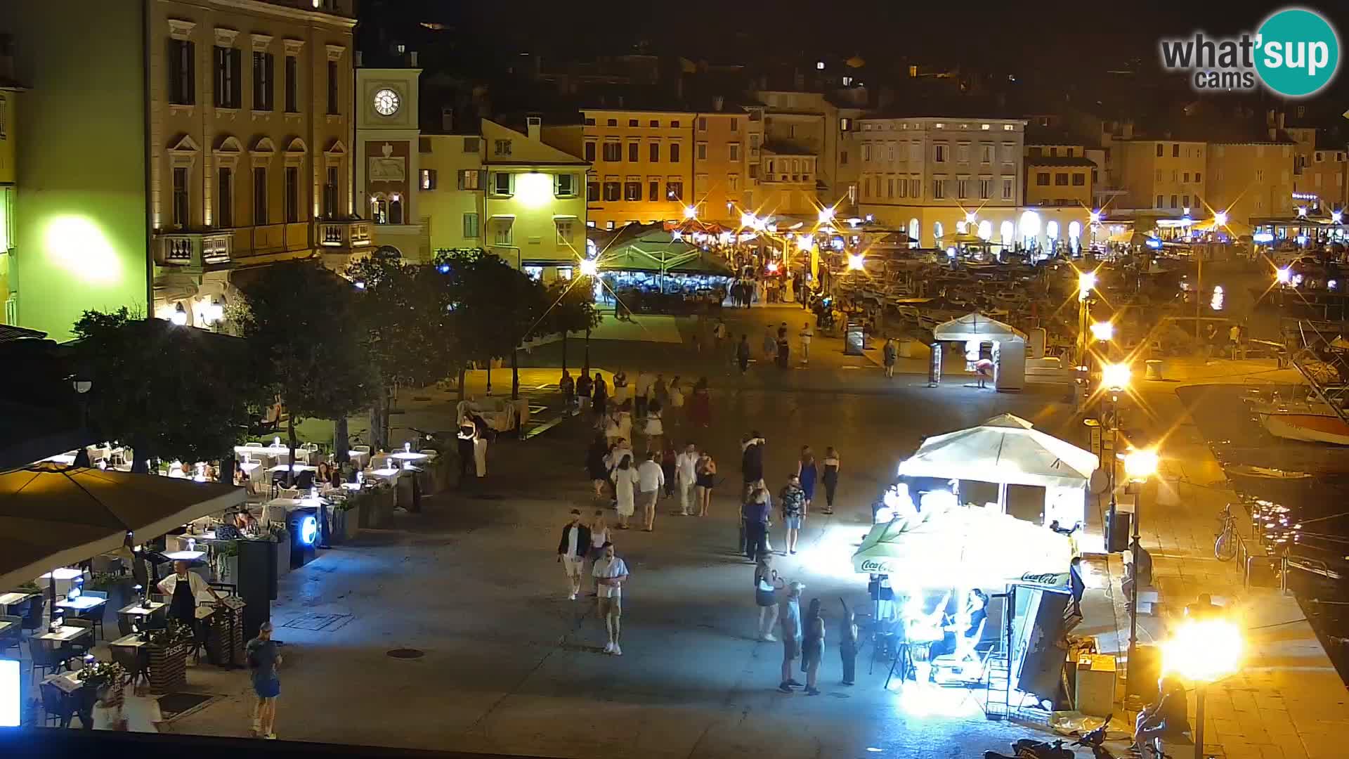 Rovinj webcam promenade and marina – Istria – Croatia