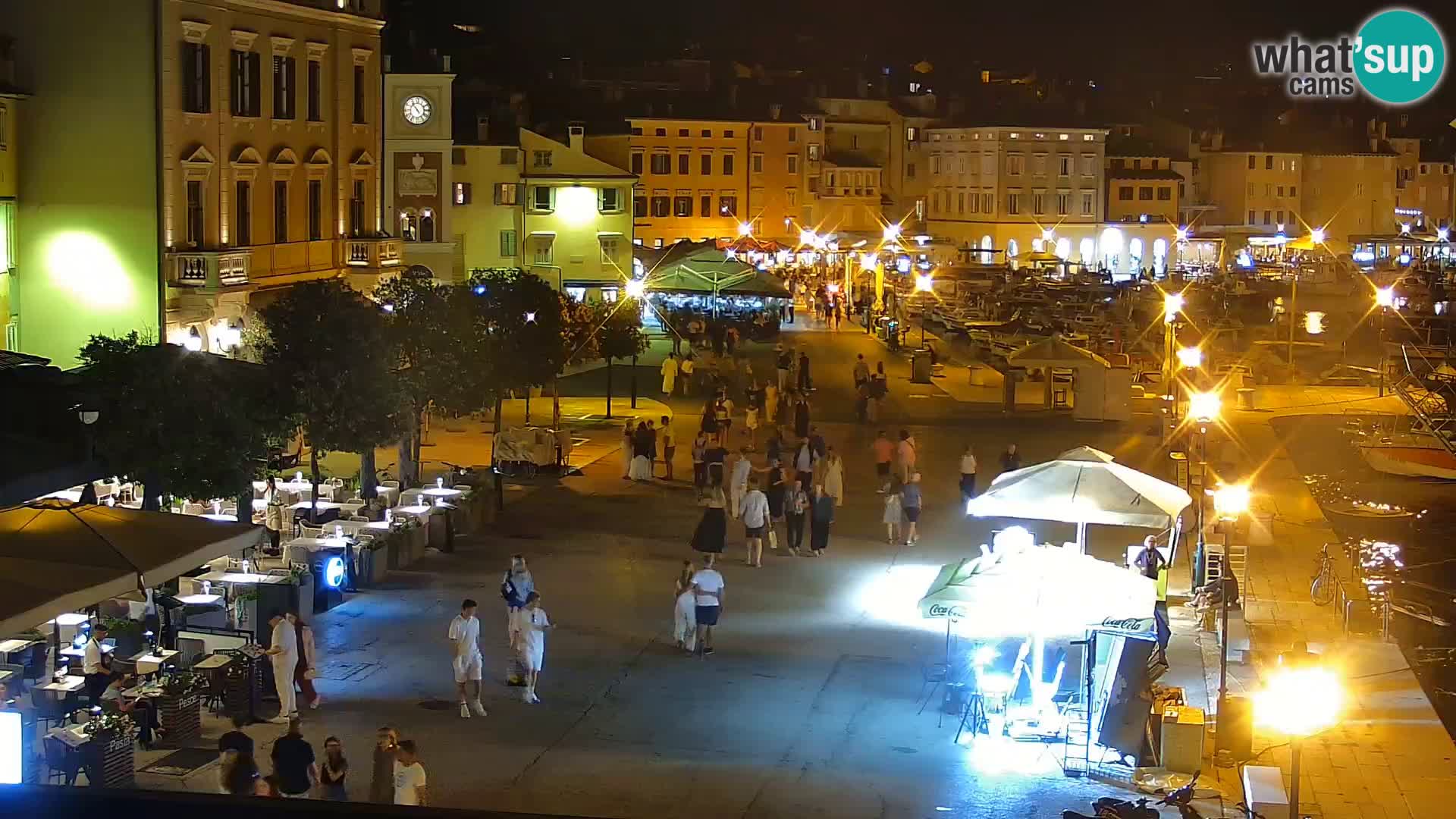 Rovinj webcam promenade and marina – Istria – Croatia