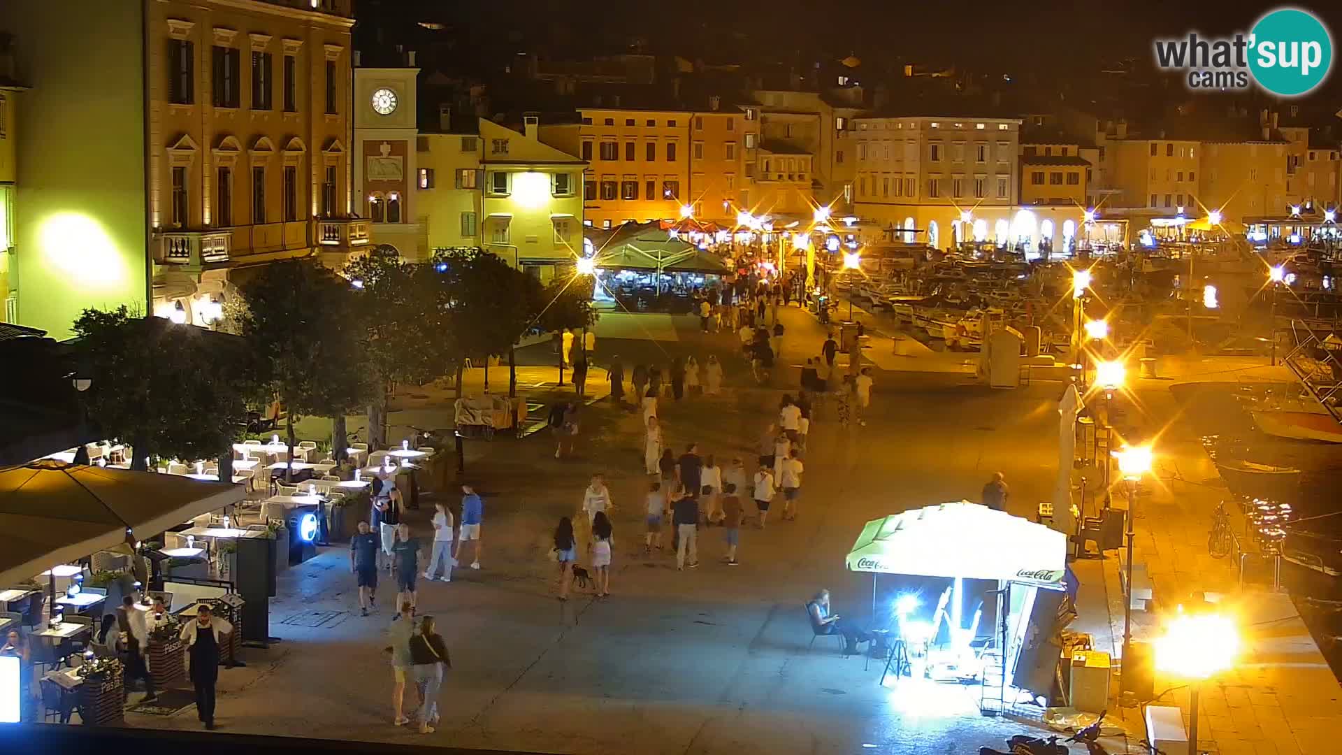 Webcam Rovigno marina | Lungomare | Rovinj Croazia