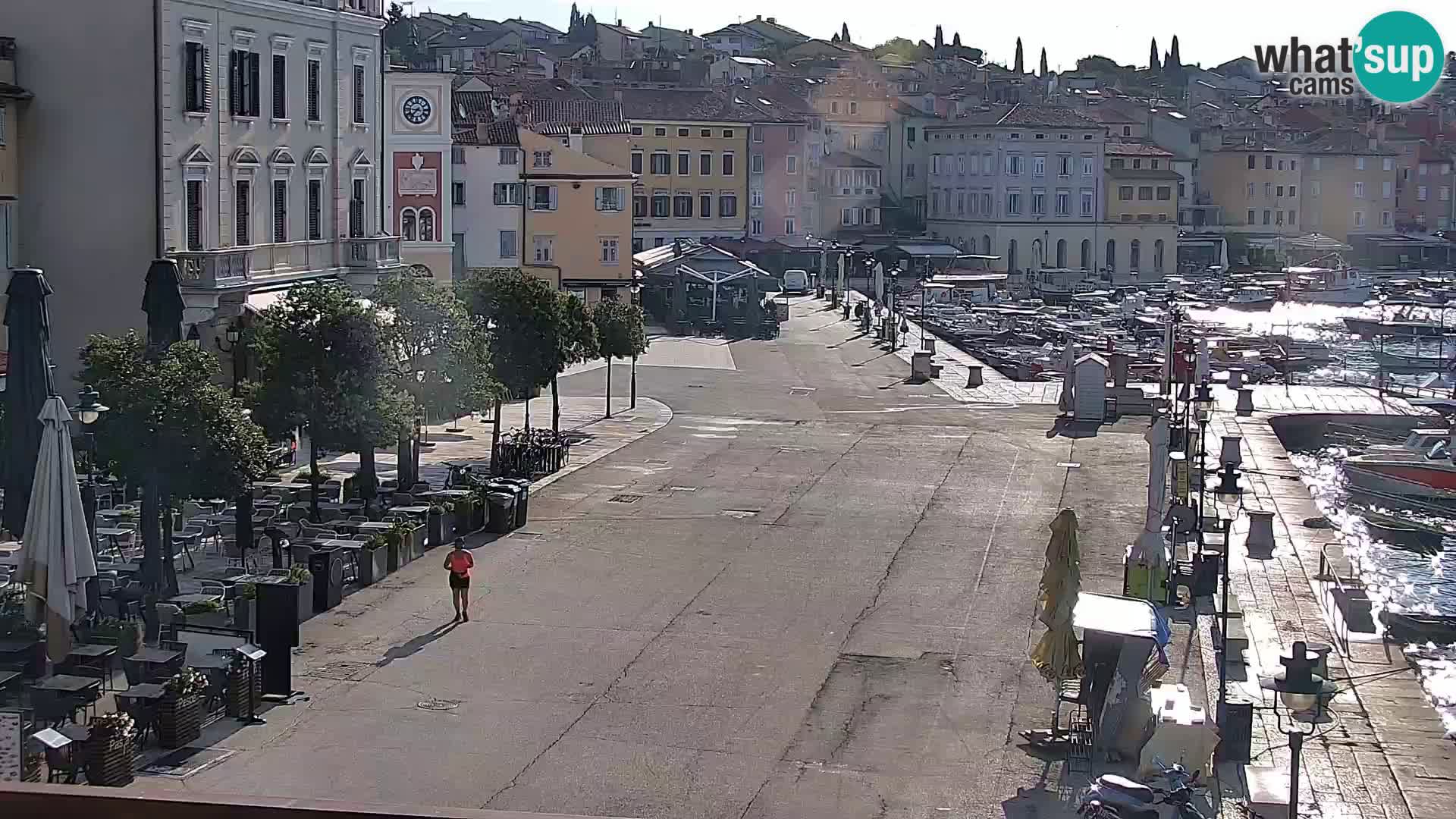 Promenade e marina a Rovinj