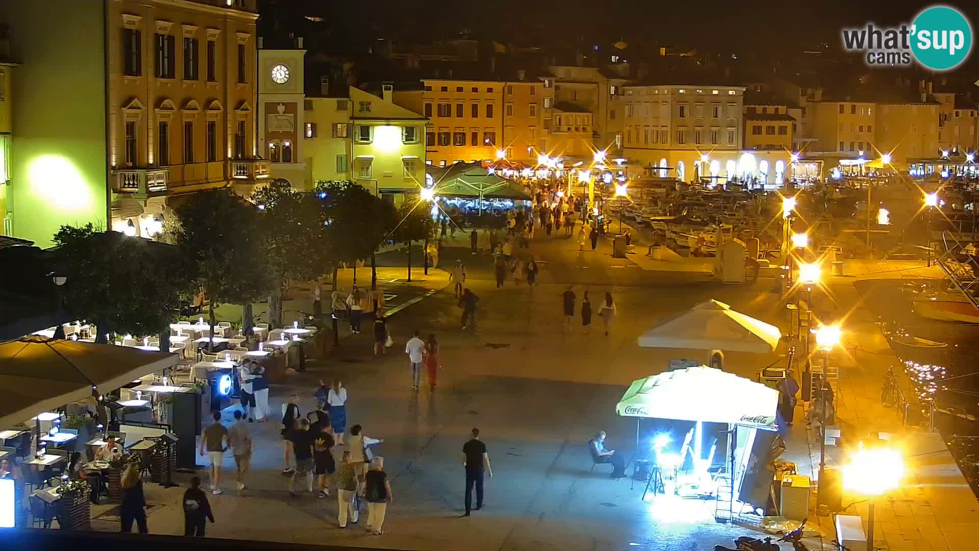 Webcam Rovigno marina | Lungomare | Rovinj Croazia