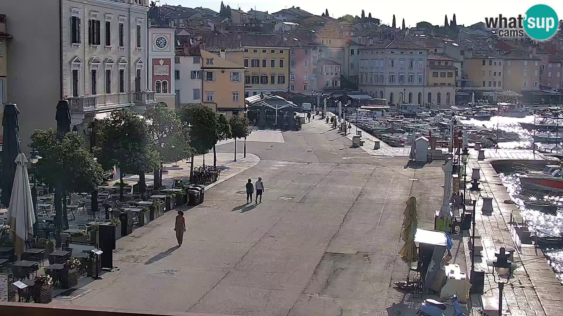 Rovinj webcam promenade and marina – Istria – Croatia