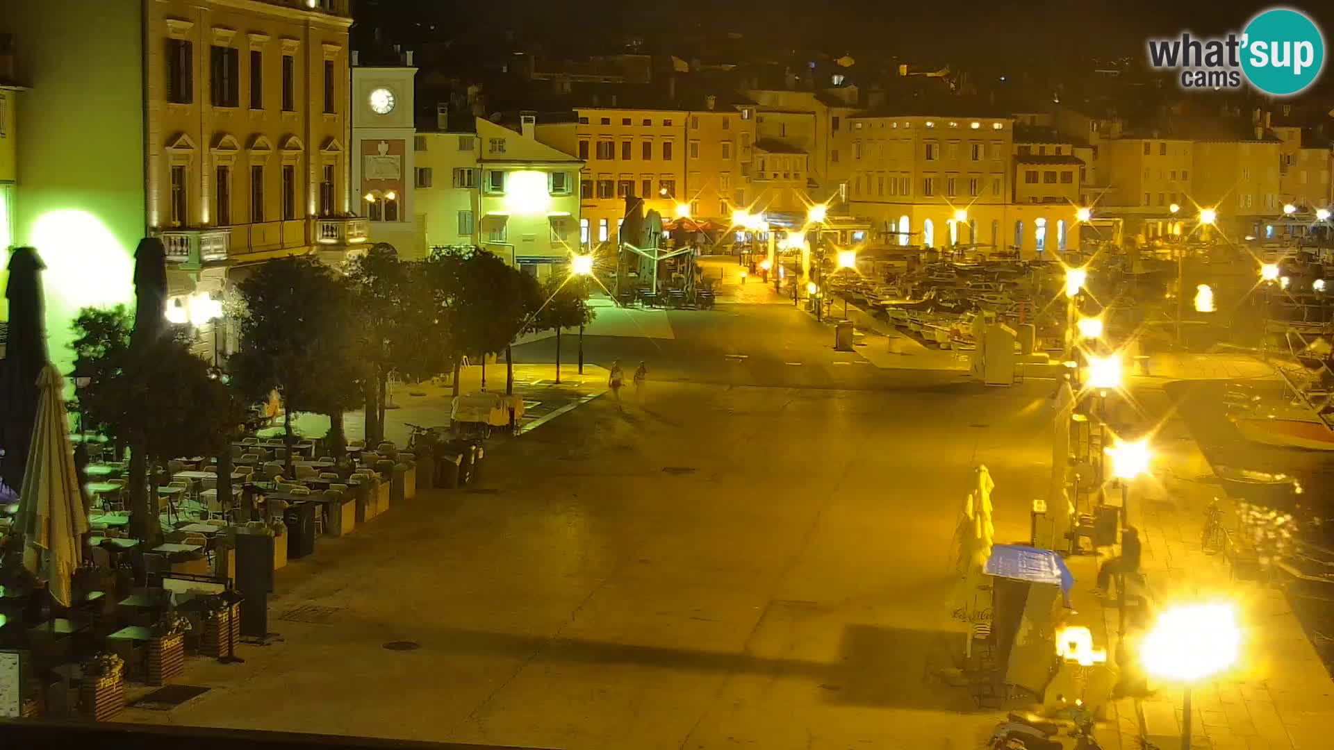 Promenade e marina a Rovinj
