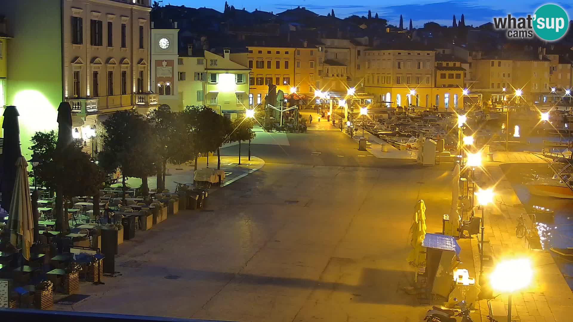 Rovinj webcam promenade and marina – Istria – Croatia
