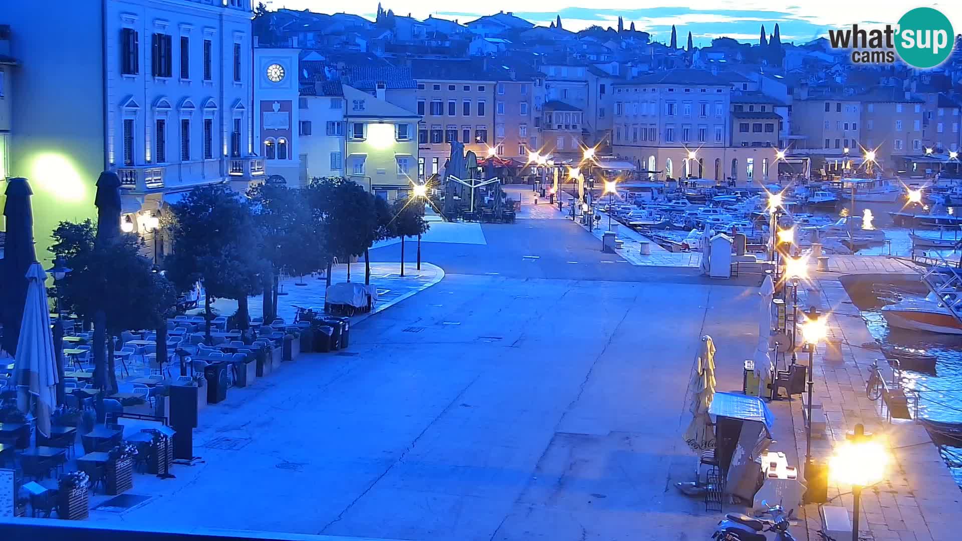 Rovinj webcam promenade and marina – Istria – Croatia