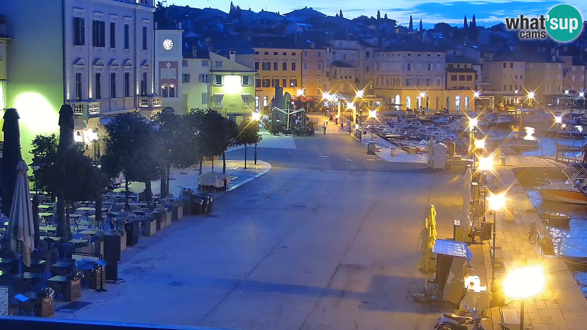 Spletna kamera Rovinj promenada in marina | Rovinj Vreme