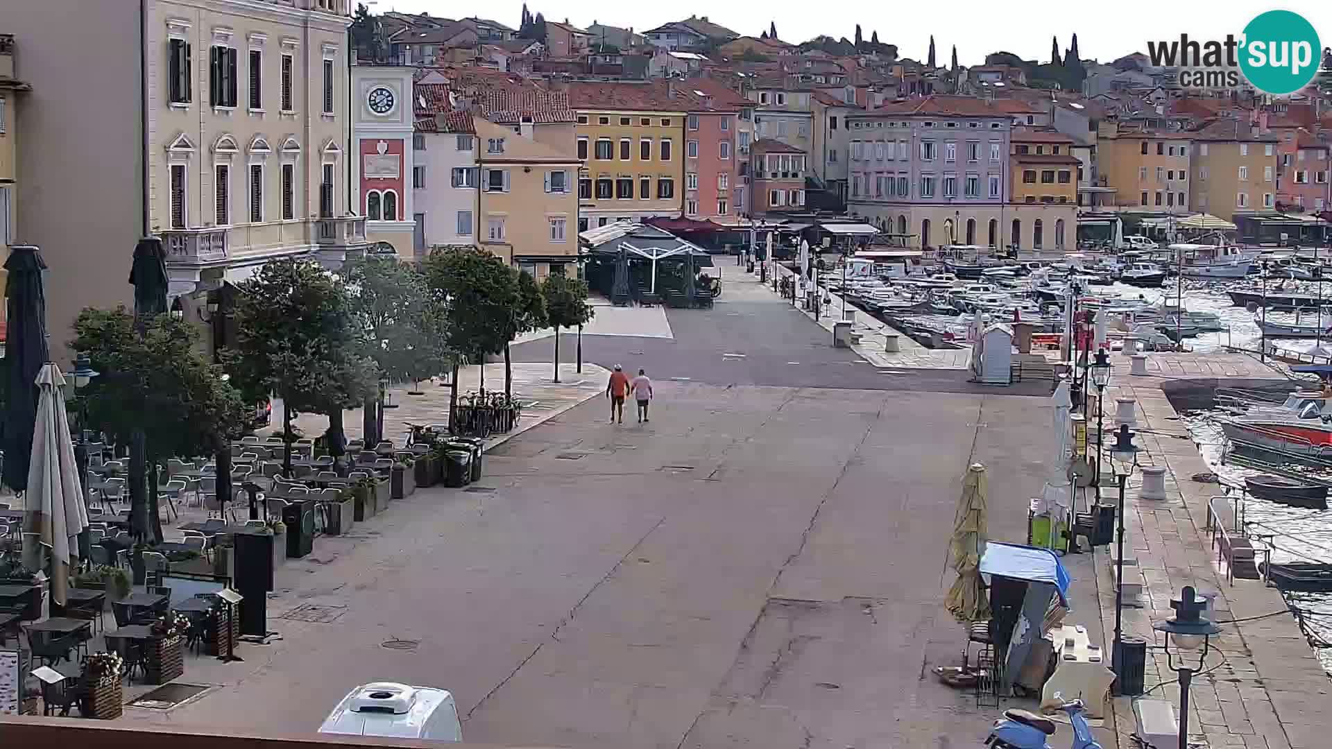 Promenade e marina a Rovinj