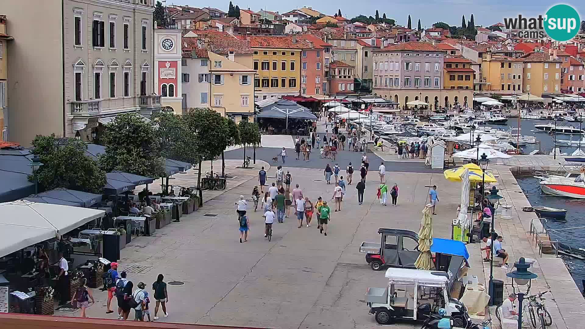 Promenade e marina a Rovinj